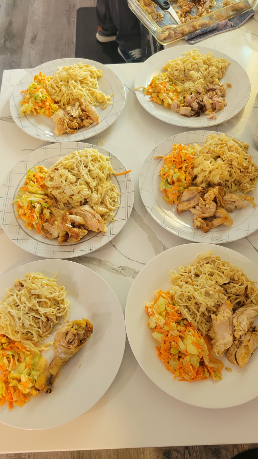 A nutritious plate of food for residents